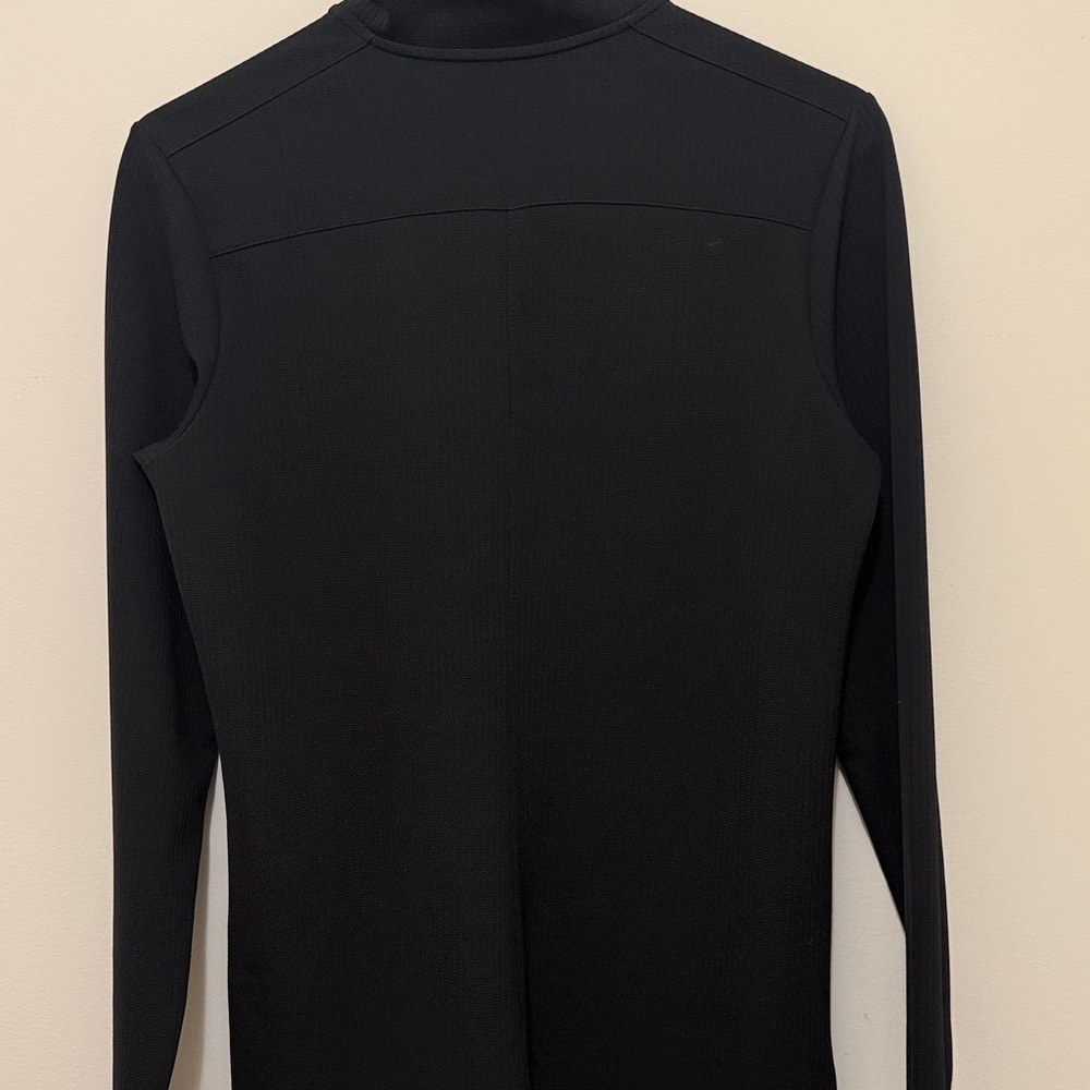 Like New-Women's Marshall University Nike Black and White Quarter-Zip Top - Picture 3 of 5